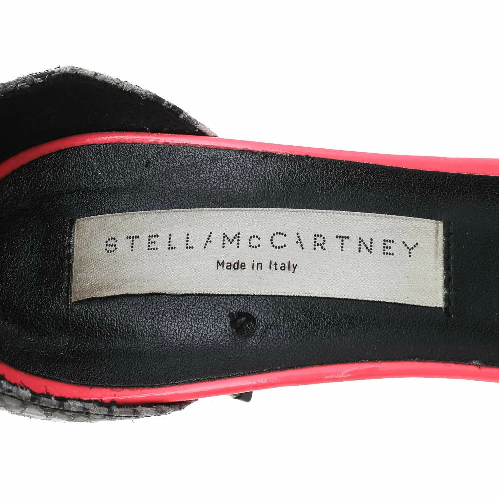 Discount ๐ Stella McCartney Multicolor Faux Patent And Python Embossed Leather Ankle Strap ๐ฉด Sandals Size 37.5 For ๐ฉ Women ๐คฉ 9 Discount ๐ Stella McCartney Multicolor Faux Patent And Python Embossed Leather Ankle Strap ๐ฉด Sandals Size 37.5 For ๐ฉ Women ๐คฉ - Image 7