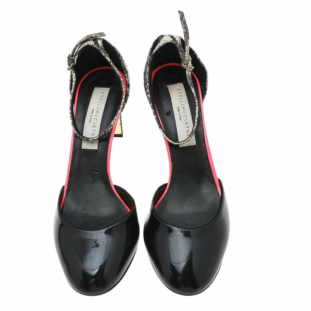 Discount ๐ Stella McCartney Multicolor Faux Patent And Python Embossed Leather Ankle Strap ๐ฉด Sandals Size 37.5 For ๐ฉ Women ๐คฉ 5 Discount ๐ Stella McCartney Multicolor Faux Patent And Python Embossed Leather Ankle Strap ๐ฉด Sandals Size 37.5 For ๐ฉ Women ๐คฉ - Image 3