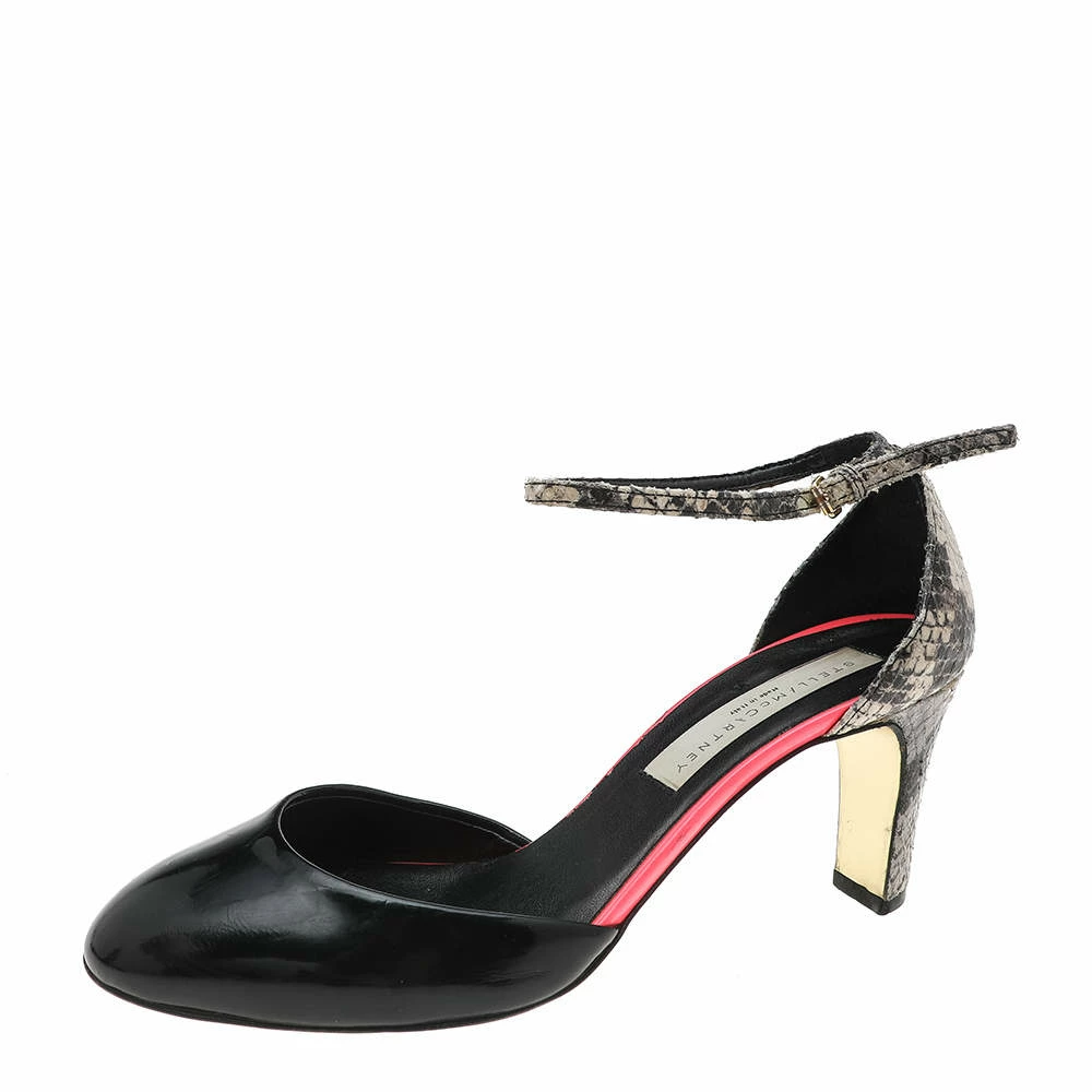 Discount ๐ Stella McCartney Multicolor Faux Patent And Python Embossed Leather Ankle Strap ๐ฉด Sandals Size 37.5 For ๐ฉ Women ๐คฉ 3 Discount ๐ Stella McCartney Multicolor Faux Patent And Python Embossed Leather Ankle Strap ๐ฉด Sandals Size 37.5 For ๐ฉ Women ๐คฉ
