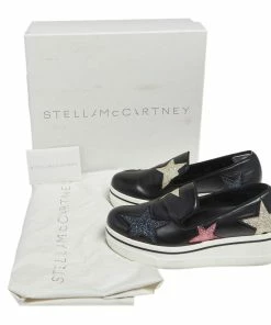 Best reviews of 😉 Stella McCartney Black Faux Leather Binx Star Platform 👟 Sneakers Size 36 For 👩 Women 😉 -Stella McCartney Shop luxury women stella mccartney used shoes p599753 001