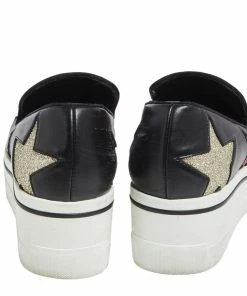 Best reviews of 😉 Stella McCartney Black Faux Leather Binx Star Platform 👟 Sneakers Size 36 For 👩 Women 😉 -Stella McCartney Shop luxury women stella mccartney used shoes p599753 004