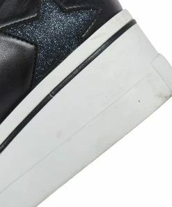 Best reviews of 😉 Stella McCartney Black Faux Leather Binx Star Platform 👟 Sneakers Size 36 For 👩 Women 😉 -Stella McCartney Shop luxury women stella mccartney used shoes p599753 009