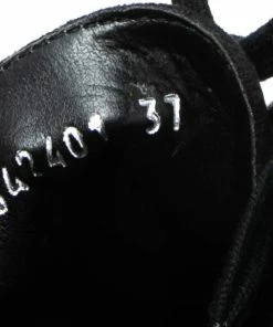 Discount 🛒 Stella McCartney Black Faux Suede Elyse Star Platform 👟 Sneakers Size 37 For 👩 Women 😍 -Stella McCartney Shop luxury women stella mccartney used shoes p601101 002