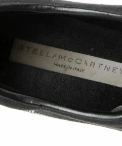 Discount 🛒 Stella McCartney Black Faux Suede Elyse Star Platform 👟 Sneakers Size 37 For 👩 Women 😍 -Stella McCartney Shop luxury women stella mccartney used shoes p601101 010