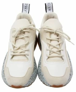 Best Pirce ⌛ Stella McCartney Multicolor Faux Suede And Faux Leather Eclypse Chunky 👟 Sneakers Size 37 For 👩 Women ⭐ -Stella McCartney Shop luxury women stella mccartney used shoes p601706 005