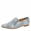 Wholesale 🛒 Stella McCartney Blue Camo Print Canvas Smoking Slippers Size 38 For 👩 Women 👏 -Stella McCartney Shop luxury women stella mccartney used shoes p604268 006
