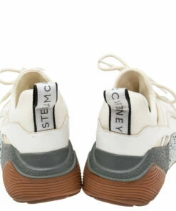 Flash Sale 🔥 Stella McCartney Beige/White Faux Leather And Faux Suede Eclypse Chunky 👟 Sneakers Size 38 For 👩 Women 😀 -Stella McCartney Shop luxury women stella mccartney used shoes p608221 007