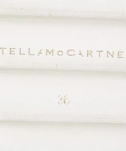 Cheap 💯 Stella McCartney Rose Gold Faux Patent And Leather Elyse Star Platform Lace Up 👟 Sneakers Size 36 For 👩 Women 😉 -Stella McCartney Shop luxury women stella mccartney used shoes p608800 009