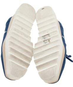 Brand new ✨ Stella McCartney Blue Denim Elyse Star Platform Lace Up 👟 Sneakers Size 35 For 👩 Women 👏 -Stella McCartney Shop luxury women stella mccartney used shoes p610503 008