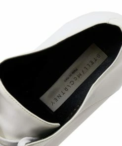 Best reviews of 🔥 Stella McCartney White Faux Leather Elyse Platforms Lace Up 👟 Sneakers Size 38 For 👩 Women 🎁 -Stella McCartney Shop luxury women stella mccartney used shoes p610508 007