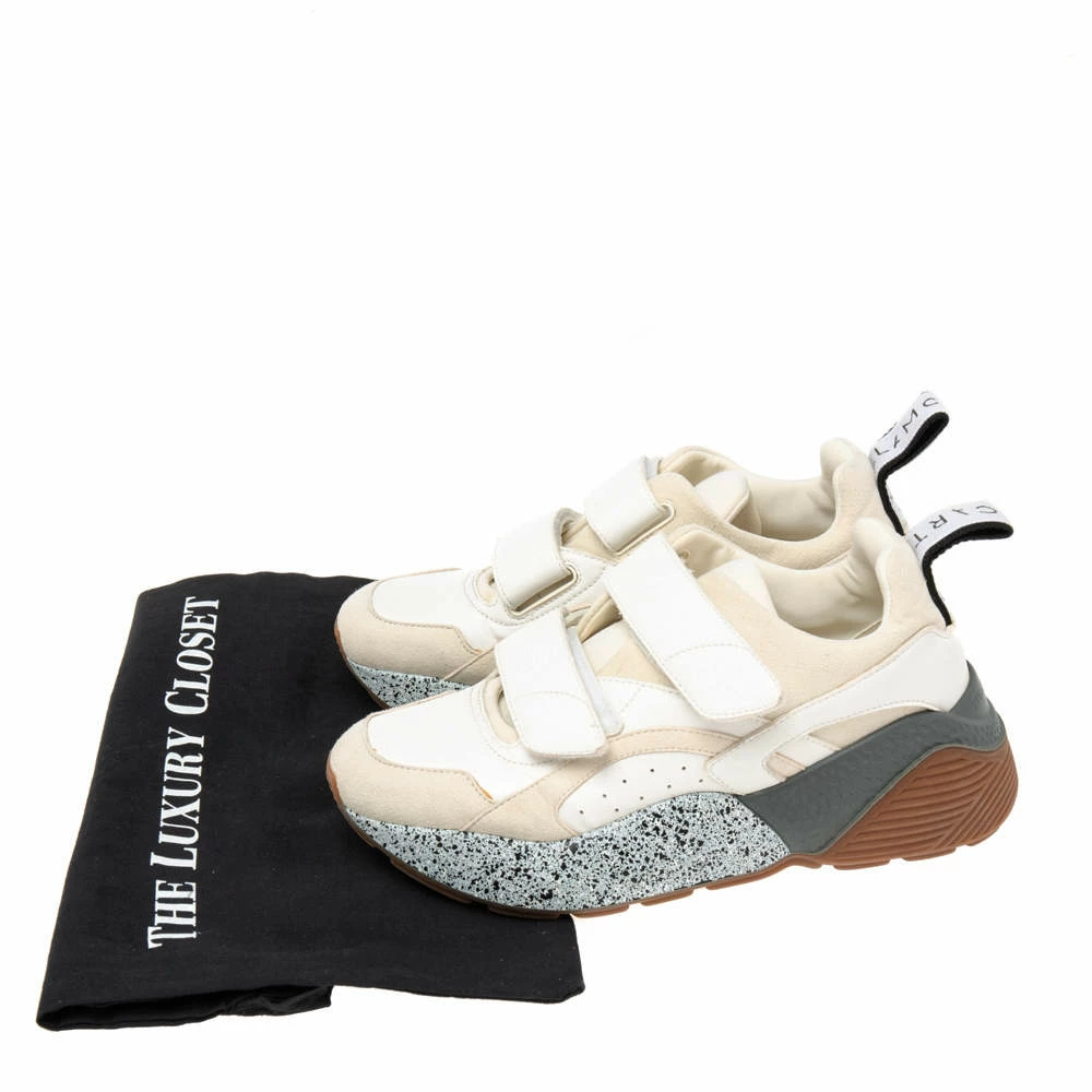 Top 10 โค๏ธ Stella McCartney White Faux Suede And Faux Leather Eclypse Velcro Strap ๐ Sneakers Size 38 For ๐ฉ Women โญ 11 Top 10 โค๏ธ Stella McCartney White Faux Suede And Faux Leather Eclypse Velcro Strap ๐ Sneakers Size 38 For ๐ฉ Women โญ - Image 9