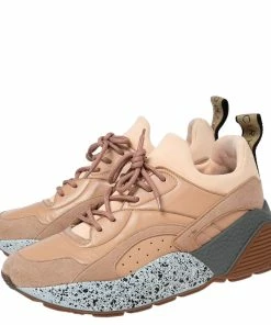 Best reviews of 🔥 Stella McCartney Beige Faux Suede And Faux Leather Eclypse Low Top 👟 Sneakers Size 39 For 👩 Women 🔥 -Stella McCartney Shop luxury women stella mccartney used shoes p617401 003