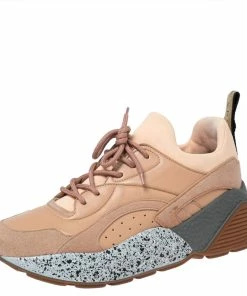 Best reviews of 🔥 Stella McCartney Beige Faux Suede And Faux Leather Eclypse Low Top 👟 Sneakers Size 39 For 👩 Women 🔥