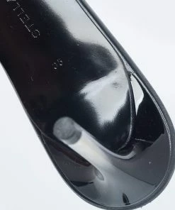 Budget ⭐ Stella McCartney Black PVC Slide 🩴 Sandals Size 35 For 👩 Women 👍 -Stella McCartney Shop luxury women stella mccartney used shoes p621521 004