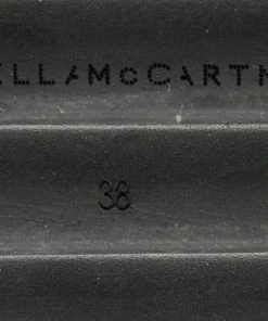 Promo 👏 Stella McCartney Black Faux Leather Elyse Star 👟 Sneakers Size 38 For 👩 Women ⭐ -Stella McCartney Shop luxury women stella mccartney used shoes p622586 008