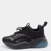 New 😍 Stella McCartney Black Neoprene, Faux Leather And Faux Suede Eclypse Chunky 👟 Sneakers Size 38 For 👩 Women 🥰 -Stella McCartney Shop luxury women stella mccartney used shoes p625059 002