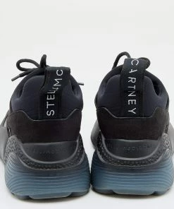 New 😍 Stella McCartney Black Neoprene, Faux Leather And Faux Suede Eclypse Chunky 👟 Sneakers Size 38 For 👩 Women 🥰 -Stella McCartney Shop luxury women stella mccartney used shoes p625059 006