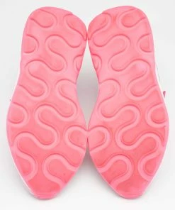 Budget 🌟 Stella McCartney Pink Faux Leather And Fabric Velcro Strap Eclypse Low Top 👟 Sneakers Size 37 For 👩 Women ⭐ -Stella McCartney Shop luxury women stella mccartney used shoes p632786 007