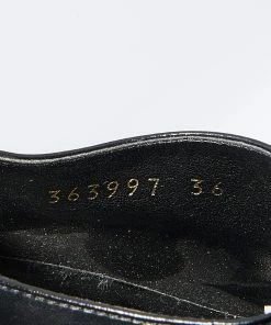 Promo ✨ Stella McCartney Black Faux Leather Elyse Platform Derby 👟 Sneakers Size 36 For 👩 Women ⌛ -Stella McCartney Shop luxury women stella mccartney used shoes p633919 009