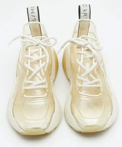New 😀 Stella McCartney White PVC And Faux Leather Eclypse 👟 Sneakers Size 38 For 👩 Women 🤩 -Stella McCartney Shop luxury women stella mccartney used shoes p647960 007