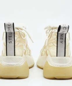 New 😀 Stella McCartney White PVC And Faux Leather Eclypse 👟 Sneakers Size 38 For 👩 Women 🤩 -Stella McCartney Shop luxury women stella mccartney used shoes p647960 010