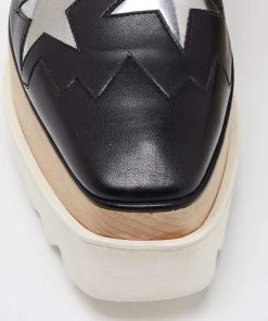 Coupon 🔥 Stella McCartney Black Faux Leather Elyse Star Platform Derby Size 36 For 👩 Women 😀 -Stella McCartney Shop luxury women stella mccartney used shoes p649871 005