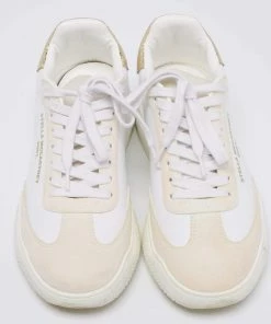 Cheap 🥰 Stella McCartney Tricolor Faux Leather And Faux Suede Loop Raised Low Top 👟 Sneakers Size 36 For 👩 Women 🎁 -Stella McCartney Shop luxury women stella mccartney used shoes p652026 003
