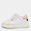 Cheap 🥰 Stella McCartney Tricolor Faux Leather And Faux Suede Loop Raised Low Top 👟 Sneakers Size 36 For 👩 Women 🎁