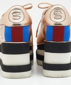 Promo ๐ Stella McCartney Metallic Gold Faux Perforated Leather Elyse Star Platform Derby Size 37 For ๐ฉ Women ๐ 15 Promo ๐ Stella McCartney Metallic Gold Faux Perforated Leather Elyse Star Platform Derby Size 37 For ๐ฉ Women ๐ -Stella McCartney Shop luxury women stella mccartney used shoes p653174 005