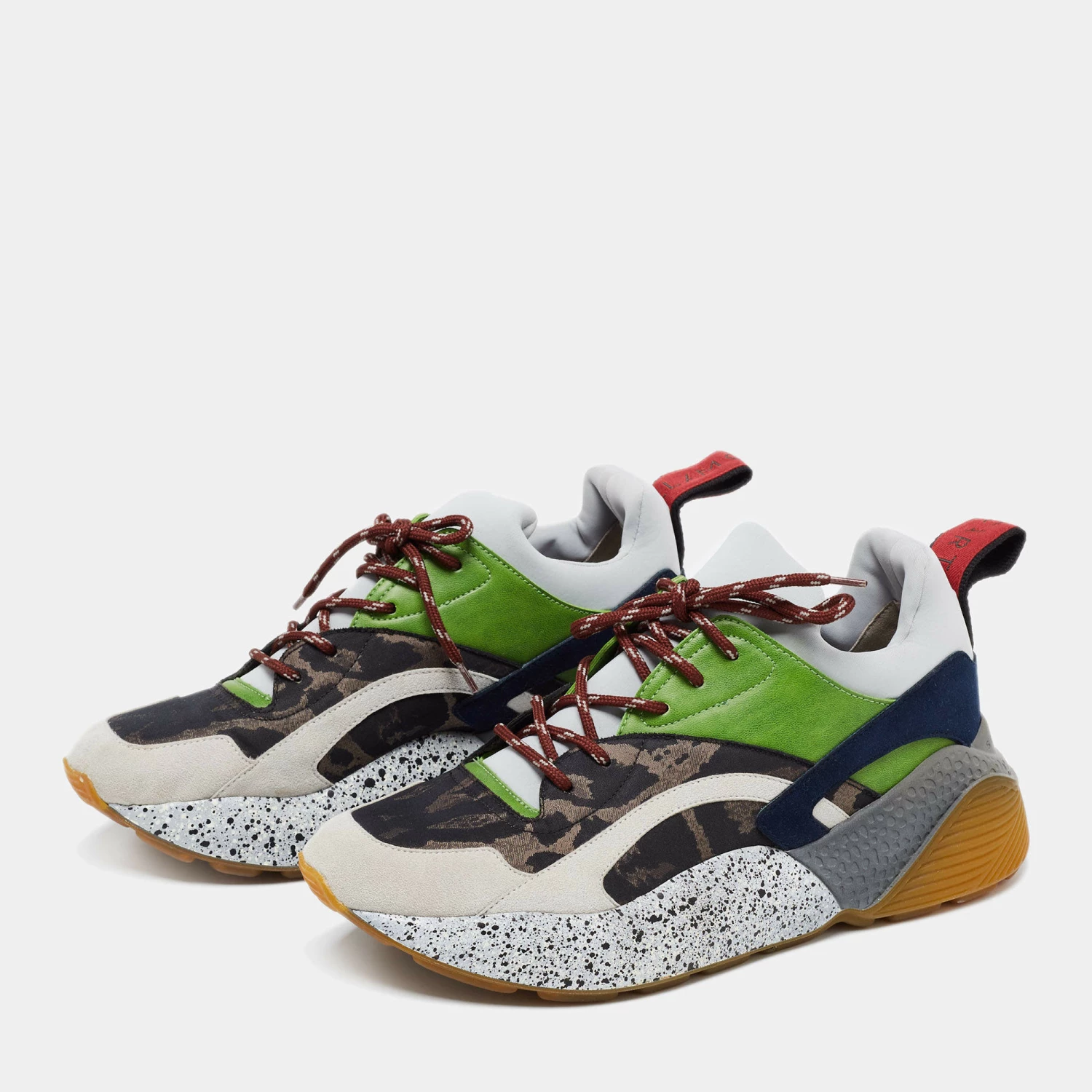 Flash Sale 🌟 Stella McCartney Multicolor Faux Leather And Neoprene Eclypse Chunky 👟 Sneakers Size 40 For 👩 Women 👍 4 Flash Sale 🌟 Stella McCartney Multicolor Faux Leather And Neoprene Eclypse Chunky 👟 Sneakers Size 40 For 👩 Women 👍 - Image 2