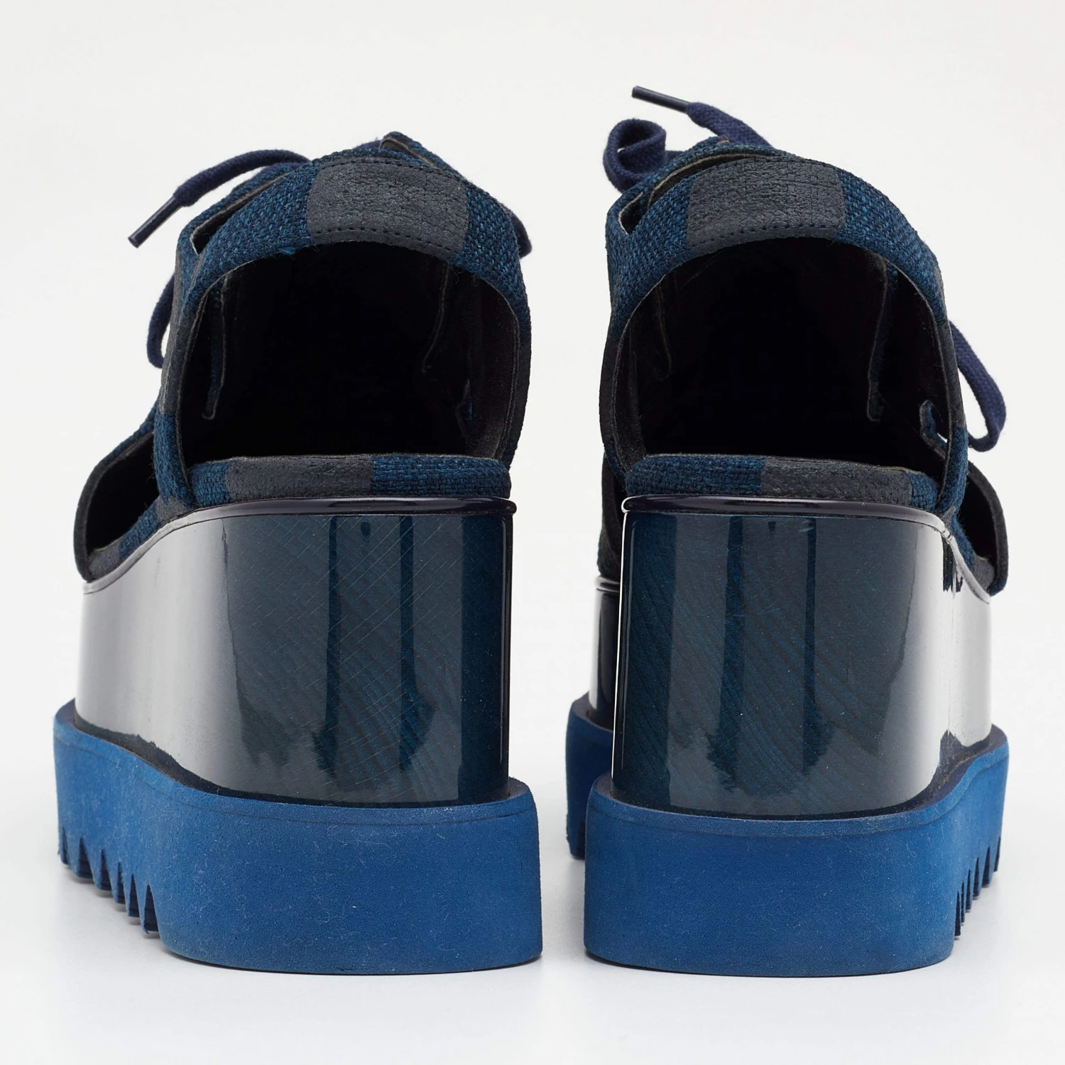 Coupon ๐ Stella McCartney Blue Canvas Elyse Cut-Out Platform Derby Size 37 For ๐ฉ Women ๐ 7 Coupon ๐ Stella McCartney Blue Canvas Elyse Cut-Out Platform Derby Size 37 For ๐ฉ Women ๐ - Image 5