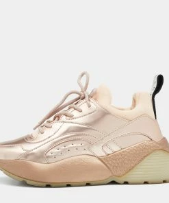 Best reviews of 👏 Stella McCartney Metallic Rose Gold Faux Leather Eclypse 👟 Sneakers Size 37 For 👩 Women ⌛