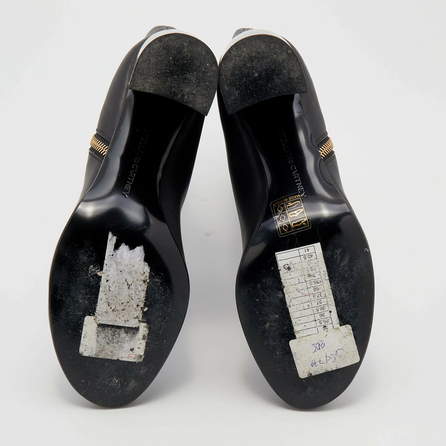 Discount ๐ Stella McCartney Black Faux Leather Tortoise Block Heel "Percy" Ankle ๐ฅพ Boots Size 37 For ๐ฉ Women ๐ 8 Discount ๐ Stella McCartney Black Faux Leather Tortoise Block Heel "Percy" Ankle ๐ฅพ Boots Size 37 For ๐ฉ Women ๐ - Image 6