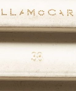 Outlet 🔥 Stella McCartney Silver/White Faux Patent And Faux Leather Elyse Star Platform Lace Up 👟 Sneakers Size 38 For 👩 Women 🔥 -Stella McCartney Shop luxury women stella mccartney used shoes p668862 003