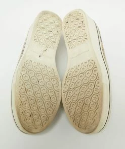 Buy 😀 Stella McCartney Beige/Cream Faux Python Platform Slip On 👟 Sneakers Size 38 For 👩 Women ⭐ -Stella McCartney Shop luxury women stella mccartney used shoes p669153 003