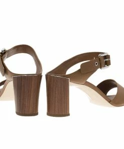 Brand new ✨ Stella McCartney Brown Faux Leather Buckle Mules Size 40.5 For 👩 Women 😀 -Stella McCartney Shop luxury women stella mccartney used shoes p67054 0005