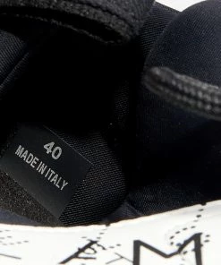 Best Sale 🔔 Stella McCartney White Faux Leather And Neoprene Eclypse Monogram Logo Platform 👟 Sneakers Size 40 For 👩 Women ❤️ -Stella McCartney Shop luxury women stella mccartney used shoes p674726 009