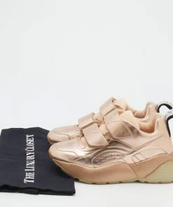 Best reviews of 💯 Stella McCartney Metallic Rose Gold Faux Leather Eclypse 👟 Sneakers Size 36 For 👩 Women 🥰 -Stella McCartney Shop luxury women stella mccartney used shoes p677570 001