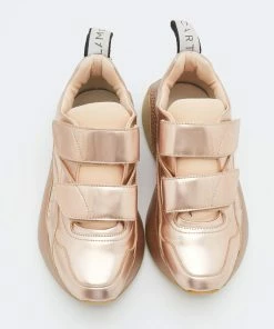 Best reviews of 💯 Stella McCartney Metallic Rose Gold Faux Leather Eclypse 👟 Sneakers Size 36 For 👩 Women 🥰 -Stella McCartney Shop luxury women stella mccartney used shoes p677570 004