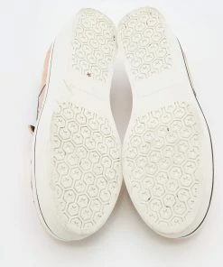 Best Pirce 👏 Stella McCartney Metallic Rose Gold Faux Leather Binx Star Platform Slip On 👟 Sneakers Size 39 For 👩 Women 😉 -Stella McCartney Shop luxury women stella mccartney used shoes p680466 005