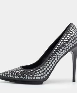 Best reviews of 😉 Stella McCartney Grey Studded Faux Suede Pumps Size 38 For 👩 Women 😍