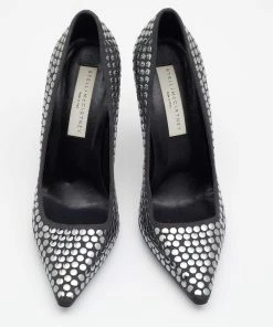 Best reviews of 😉 Stella McCartney Grey Studded Faux Suede Pumps Size 38 For 👩 Women 😍 -Stella McCartney Shop luxury women stella mccartney used shoes p680494 004