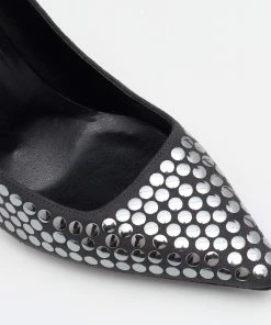 Best reviews of 😉 Stella McCartney Grey Studded Faux Suede Pumps Size 38 For 👩 Women 😍 -Stella McCartney Shop luxury women stella mccartney used shoes p680494 006