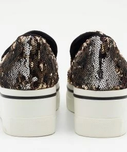 Cheap ❤️ Stella McCartney Multicolor Sequin Binx Platform Slip On 👟 Sneakers Size 36 For 👩 Women 😍 -Stella McCartney Shop luxury women stella mccartney used shoes p680678 007