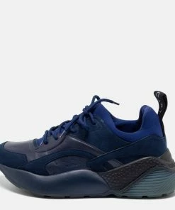 Promo 🛒 Stella McCartney Two-Tone Faux Leather, Faux Suede And Neoprene Eclypse Low-Top 👟 Sneakers Size 40 For 👩 Women 🔥