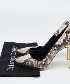 Best Pirce ❤️ Stella McCartney Tri Color Faux Patent And Snakeskin Embossed Leather D'orsay Pumps Size 38.5 For 👩 Women 🔔 19 Best Pirce ❤️ Stella McCartney Tri Color Faux Patent And Snakeskin Embossed Leather D'orsay Pumps Size 38.5 For 👩 Women 🔔 -Stella McCartney Shop luxury women stella mccartney used shoes p691340 003
