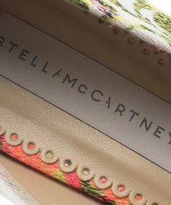 Wholesale 💯 Stella McCartney Pink Floral Jacquard Gwen Pointed Toe Pumps Size 38.5 For 👩 Women 🤩 -Stella McCartney Shop luxury women stella mccartney used shoes p70713 007