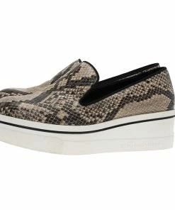 Best deal 🧨 Stella McCartney Grey Faux Python Creeper Platform 👟 Sneakers Size 38 For 👩 Women ✔️ -Stella McCartney Shop luxury women stella mccartney used shoes p73905 004