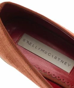 Cheap ✔️ Stella Mccartney Orange Raffia Beaded Lips Smoking Slippers Size 37.5 For 👩 Women ❤️ -Stella McCartney Shop luxury women stella mccartney used shoes p77301 007