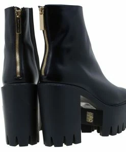 Promo 🎁 Stella McCartney Black Faux Leather Hadley Platform Ankle 🥾 Boots Size 40 For 👩 Women 🧨 -Stella McCartney Shop luxury women stella mccartney used shoes p79603 005